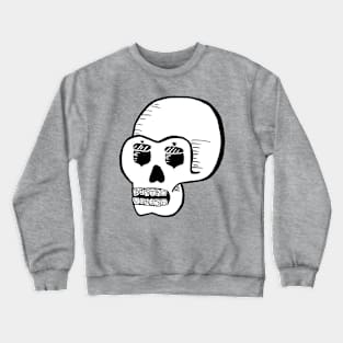 Bistro Vonish Skull - outlined Crewneck Sweatshirt